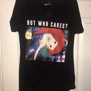 NWT DISNEY ARIEL HIGH LO T-SHIRT XS
